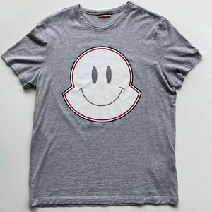 Moncler Smile Tshirt - Grey
